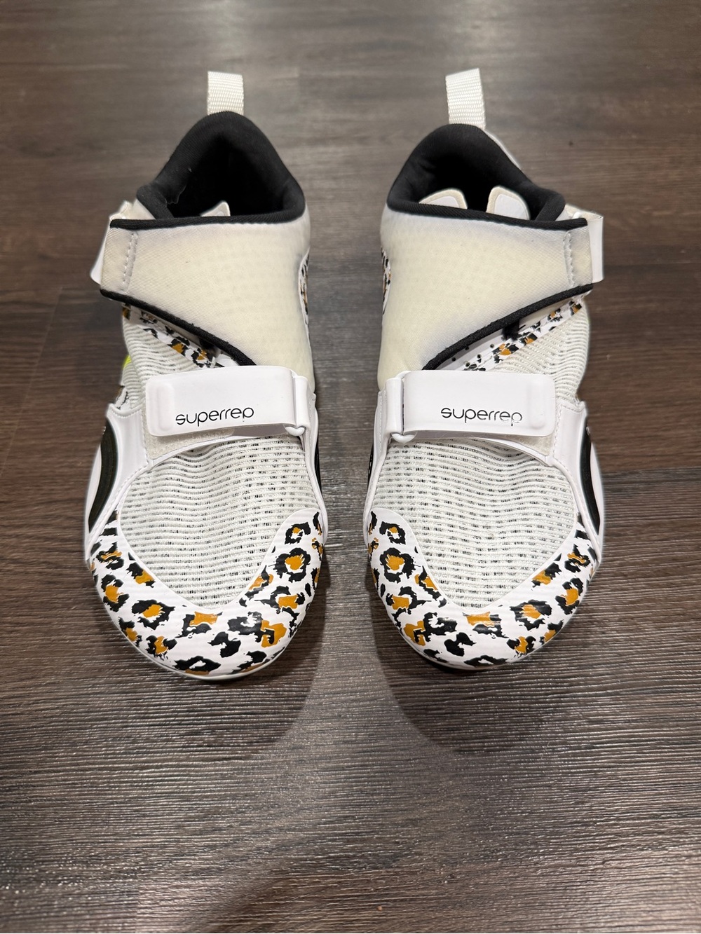 Nike leopard print cycling shoes